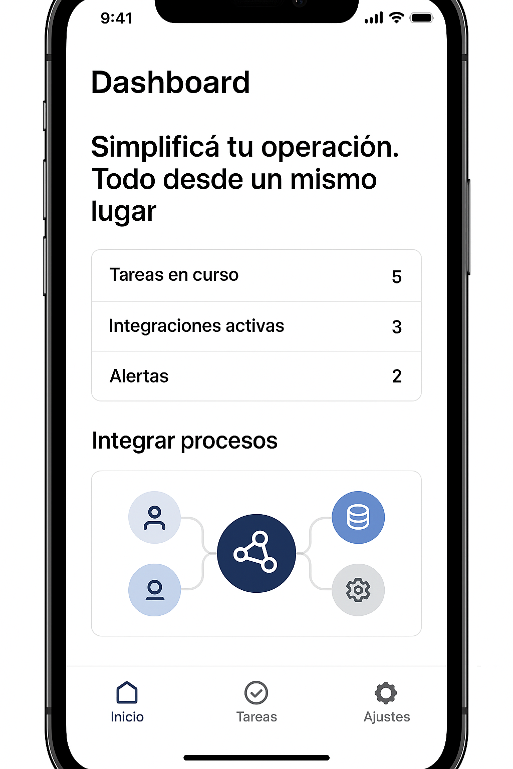 Visualización del software en dispositivos